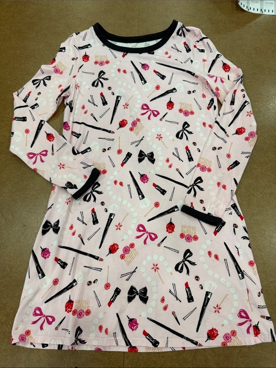 kate spade Other - Kate Spade Brushed Cotton Pink Makeup Print Long Sleeve Tunic Long Sleeved XS